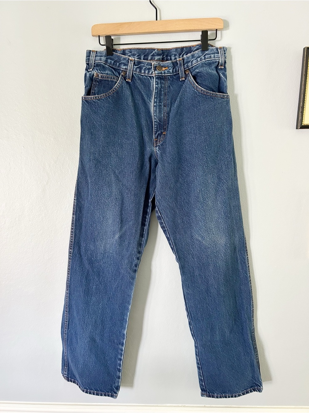 Dickies • men’s dark wash work jeans 33x32